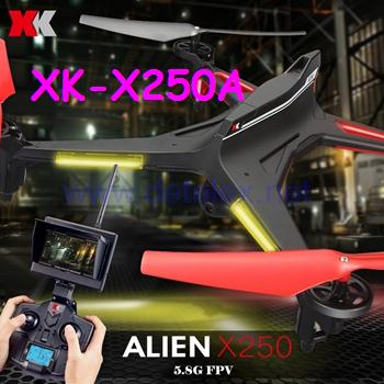 XK X250A ALIEN drone with 5.8G Camera & FPV Monitor